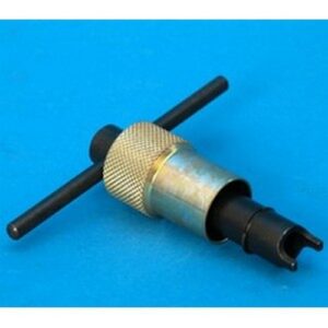 Guided wrench for governor springs