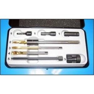 Tool kit to dismount glow plugs