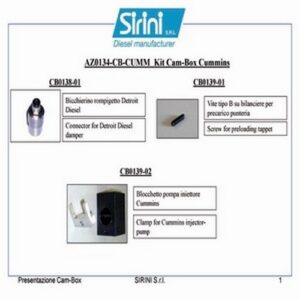 Kit for Cam-Box Cummins