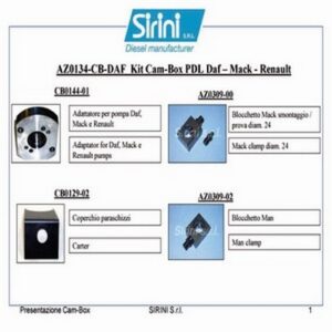 Kit for Cam-Box PDL 100 Daf-Mack-Renault