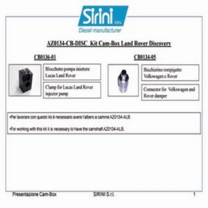 Kit for Cam-Box Land Rover Discovery