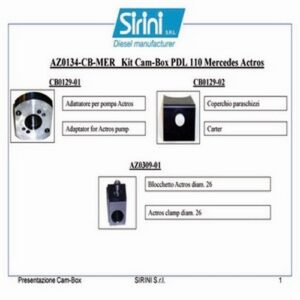 Kit for Cam-Box PDL 110 Mercedes Actros